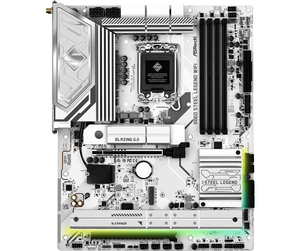 ASROCK B860 STEEL LEGEND WIFI MOTHERBOARD