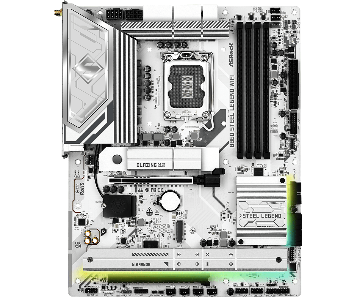 ASROCK B860 STEEL LEGEND WIFI MOTHERBOARD