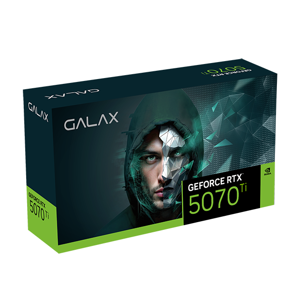 GALAX GeForce RTX 5070 Ti 1-Click 2X OC 16GB GDDR7 PCIe 5.0 Graphics Card