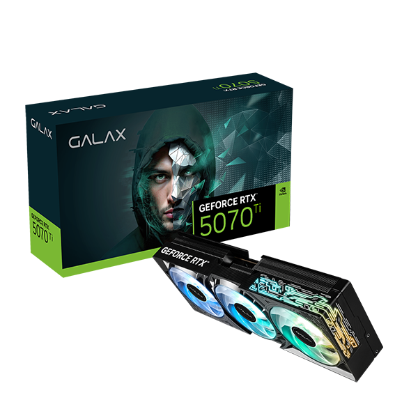 GALAX GeForce RTX 5070 Ti 1-Click OC 16GB GDDR7 PCIe 5.0 Graphics Card