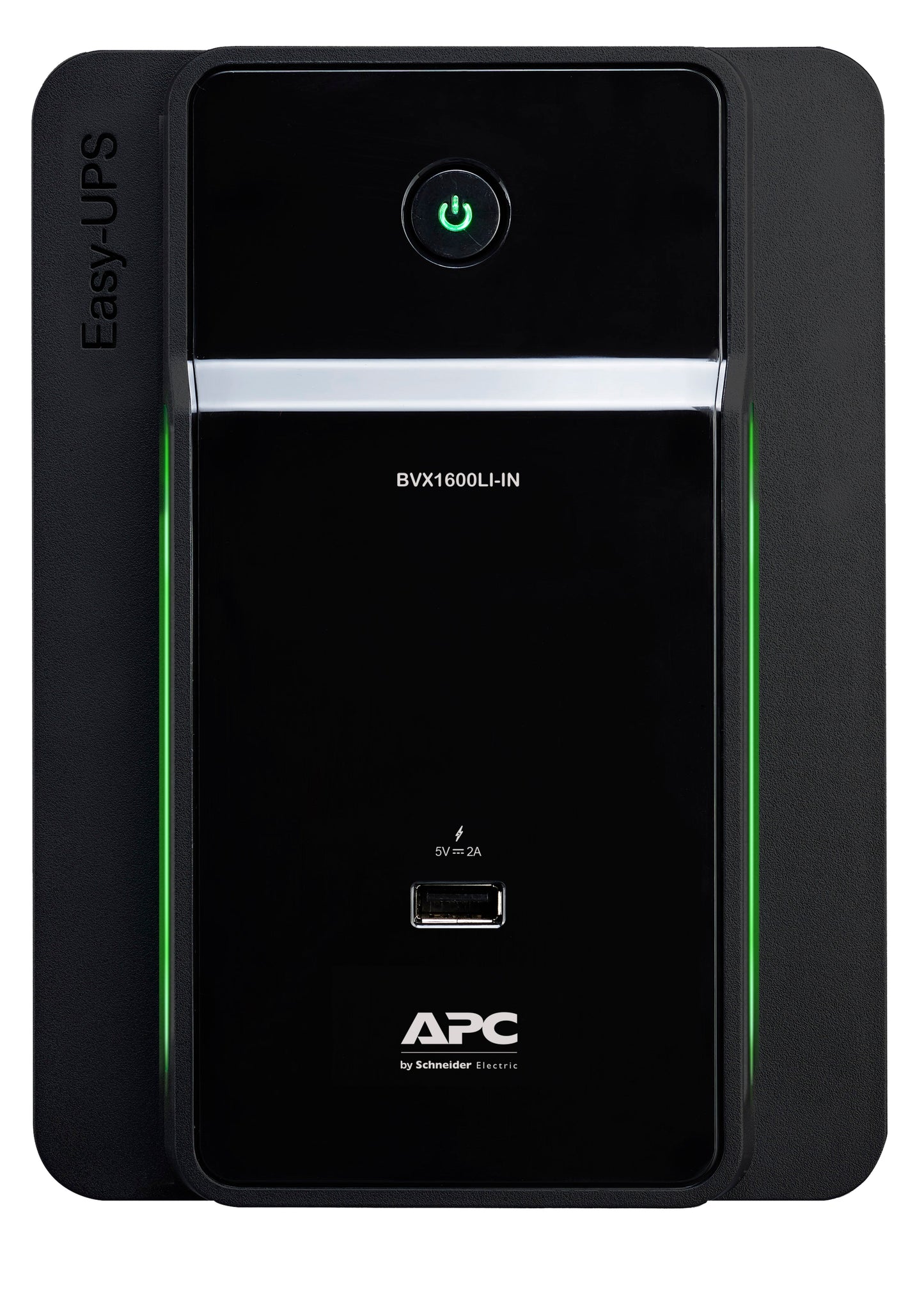 APC Easy UPS BVX1600LI-IN 1600VA/900W | 230V | 5 India 3-pin 6A Outlets | Visual LED and Audible Alarms | User Replacable Battery | 2 years Warranty on UPS & 1 year Warranty on Battery | an Ideal Power Backup & Protection for Home Office