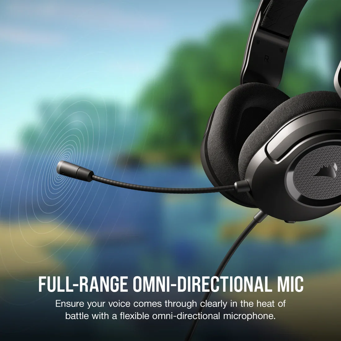 CORSAIR HS35 SURROUND V2 HEADSET CARBON CA-9011386-AP