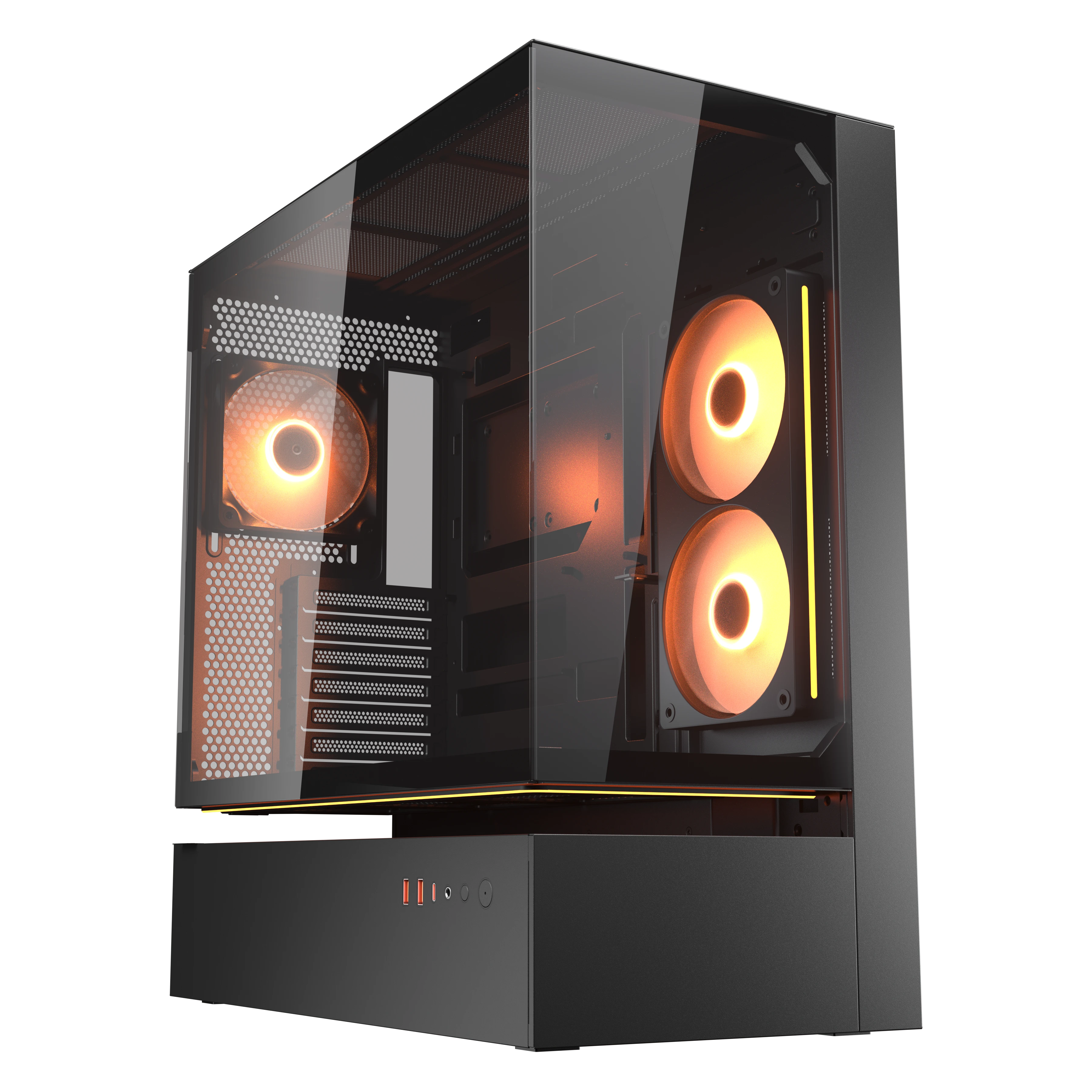 Cougar CFV235 Glass Black Mid Tower Cabinet