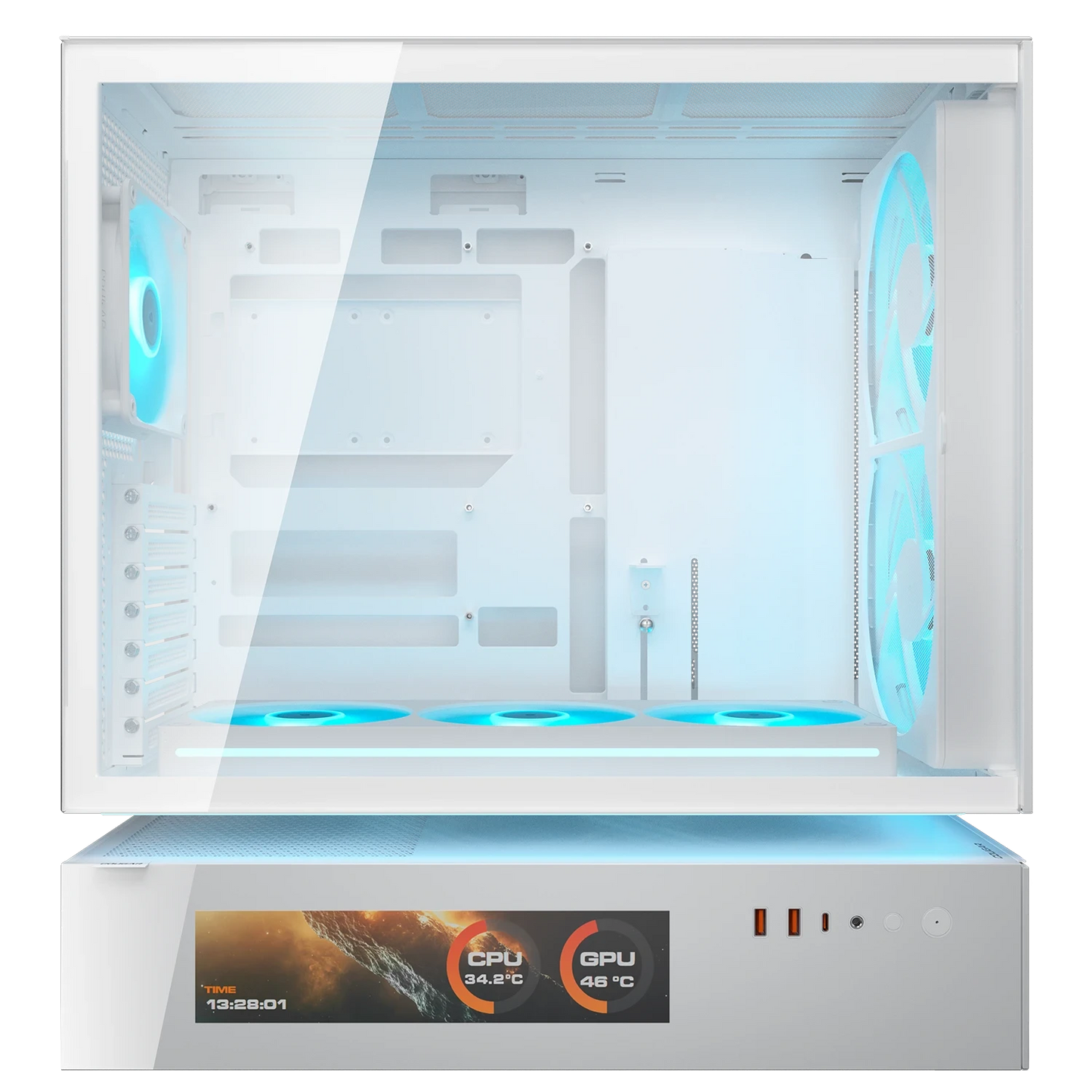 Cougar CFV235 Mesh Vision White Cabinet