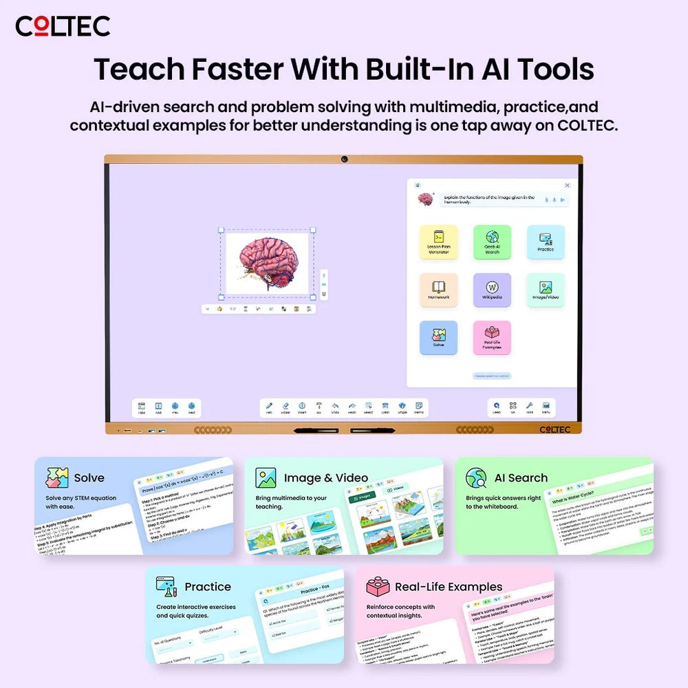 COLTEC Inspire | 65 Inch Smart Interactive Flat Panel