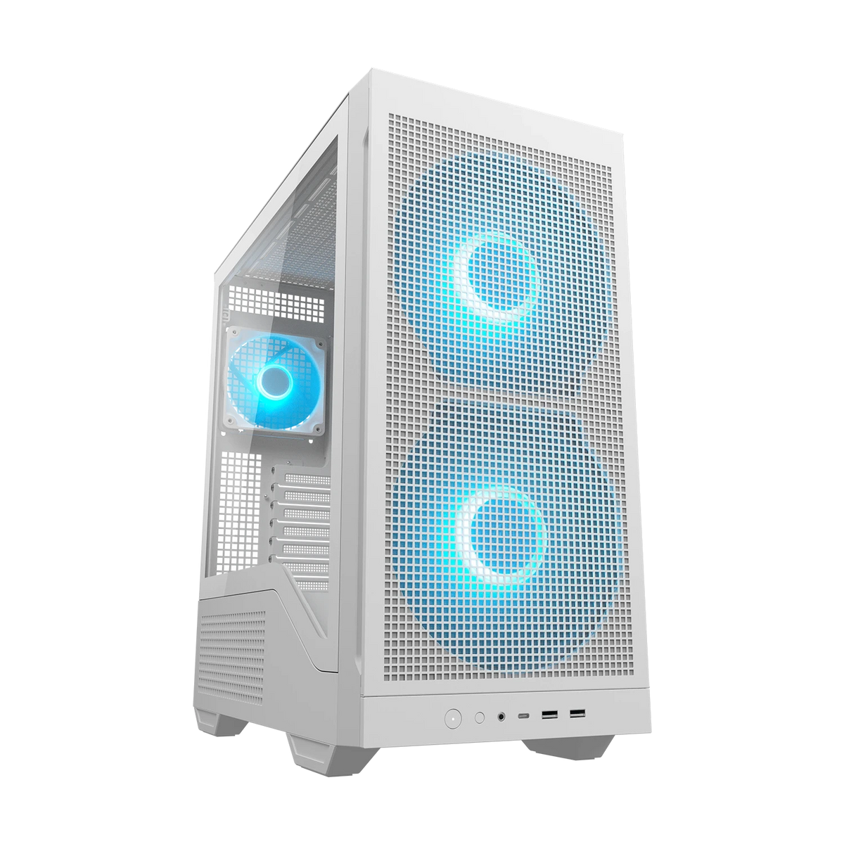 COUGAR MX600 MAX RGB Mid Tower Gaming Cabinet, White
