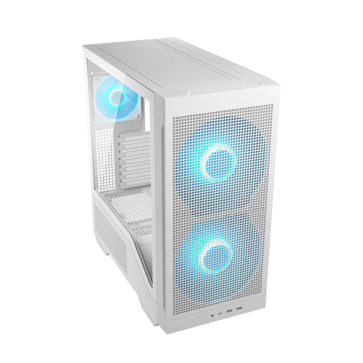 COUGAR MX600 MAX RGB Mid Tower Gaming Cabinet, White