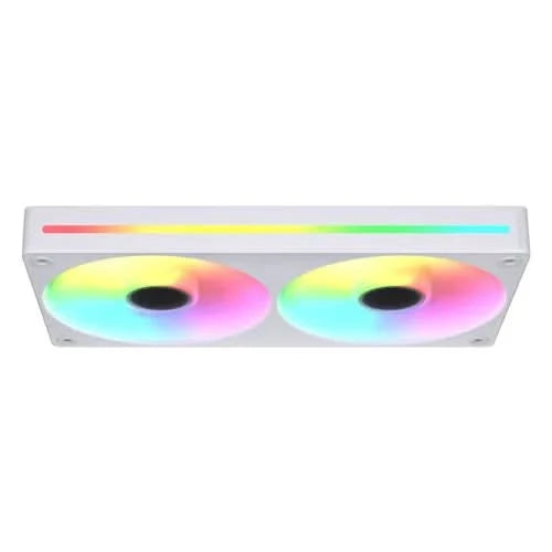 COUGAR Unity 240 ARGB Reverse Blade White Single-Frame Case Fan, PWM, CF-UN240RW-RGB