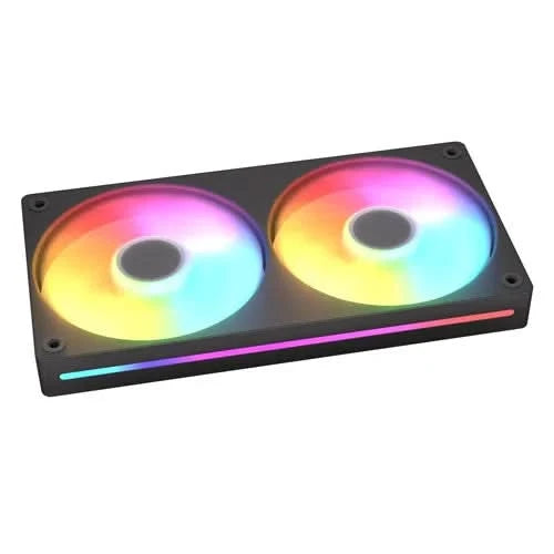 COUGAR Unity 240 ARGB Single-Frame 120mm PWM Case Fan, Black, CF-UN240FB-RGB