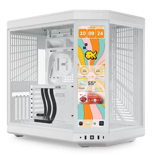 HYTE Y70 TOUCH INFINITE (E-ATX) MID TOWER CABINET (SNOW WHITE) CS-HYTE-Y70TI-WW