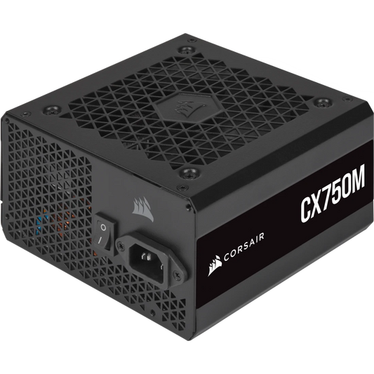 CORSAIR 750W CX750M 80 PLUS BRONZE SEMI MODULAR SMPS