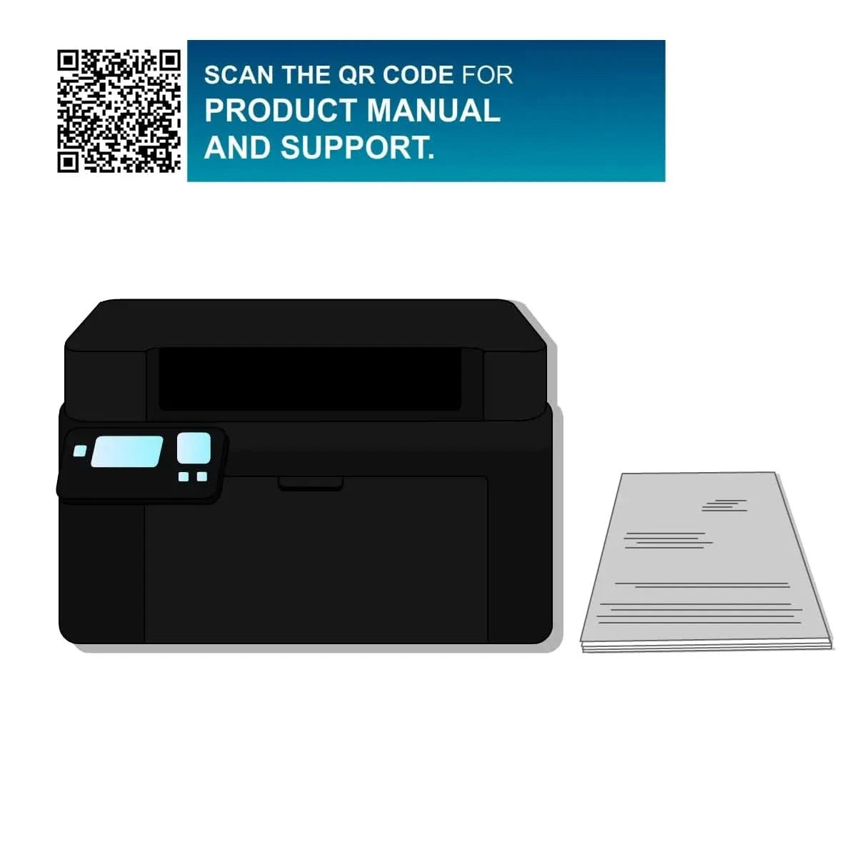 Canon imageCLASS LBP122dw Single Function (Print Only) Monochrome WiFi Laser Printer with Auto Duplex Printing for Home/Office