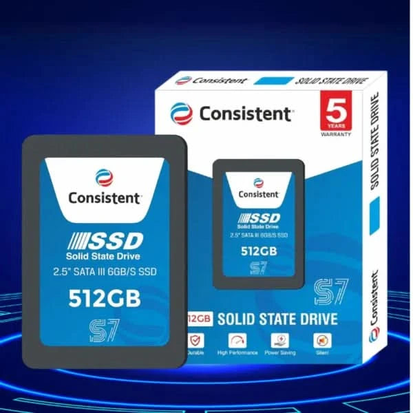 Consistent 512GB SATA III 2.5-Inch SSD