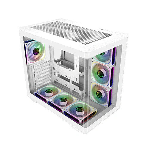 Cooler Master Elite 600 ARGB White Mid Tower Gaming Cabinet