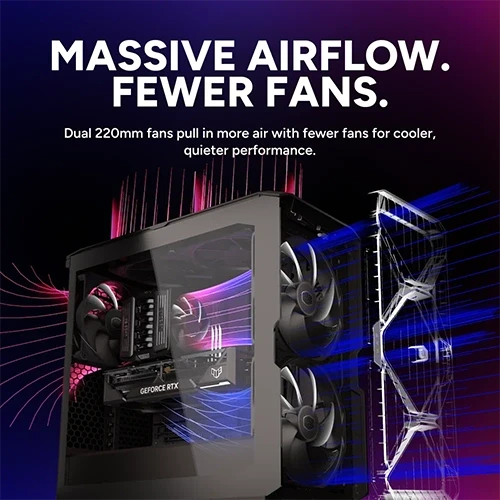 Cooler Master HAF II 500 Black Full Tower Gaming Cabinet