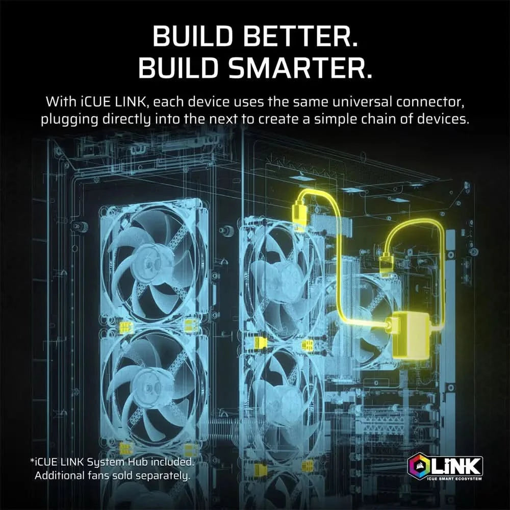 Corsair iCUE LINK TITAN 280 RX RGB Black, 280mm AIO Liquid CPU Cooler