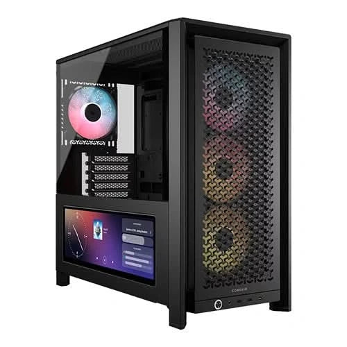 Corsair Chassis Frame 4000D LCD RS ARGB Premium Mid-Tower PC Case without PSU- CC-9011326-WW