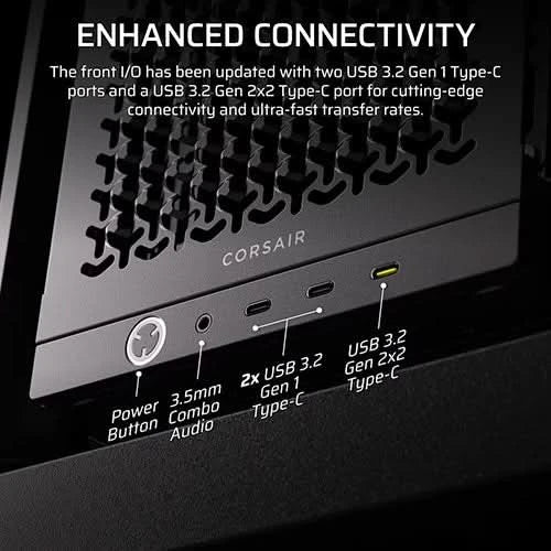Corsair Chassis Frame 4000D LCD RS ARGB Premium Mid-Tower PC Case without PSU- CC-9011326-WW