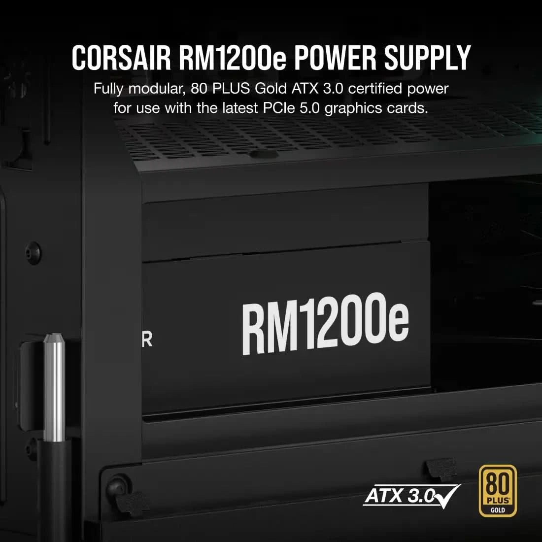 Corsair RM1200e 1200W 80 Plus Gold Fully Modular Power Supply ATX 3.1