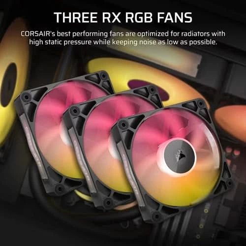 Corsair iCUE LINK TITAN 420 RX RGB Black, 420mm AIO Liquid CPU Cooler