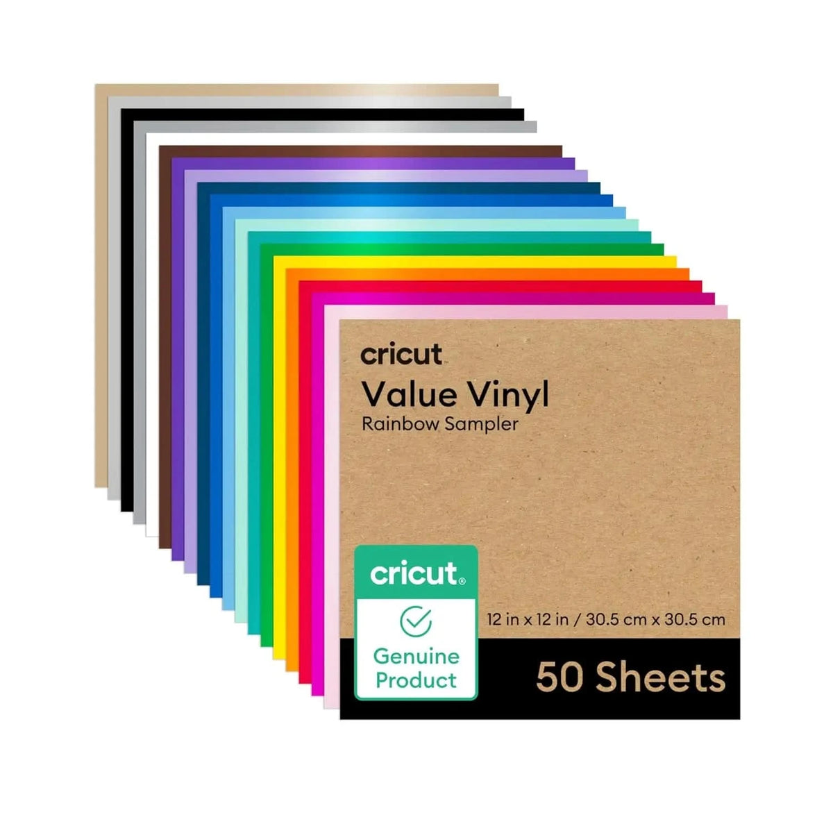 Cricut Value Vinyl Permanent Rainbow Sampler, 2010887, IM025902