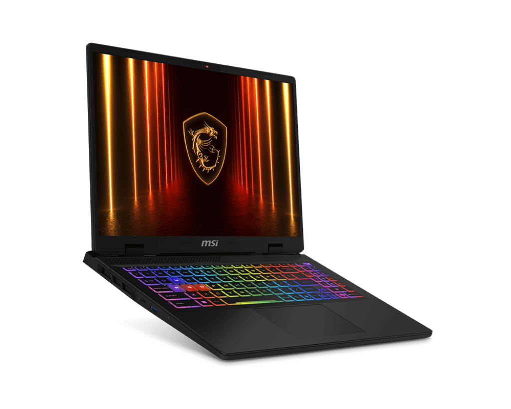 MSI Crosshair 16 HX AI D2XWFKG-068IN Intel Core Ultra 7 255HX, 16GB DDR5-5600, 1TB NVMe SSD , NVIDIA GeForce RTX 5060 Laptop GPU, 8GB GDDR7, 16:10 QHD+(2560 x 1600), 240Hz, 24-Zone RGB Gaming Keyboard, Windows 11 Home, 2-Year Warranty