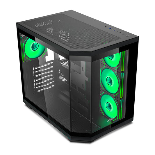 ANT ESPORTS CRYSTAL X11 ARGB (ATX) MID TOWER CABINET BLACK