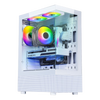 ANT ESPORTS CRYSTAL X2 MID-TOWER ATX CABINET WHITE
