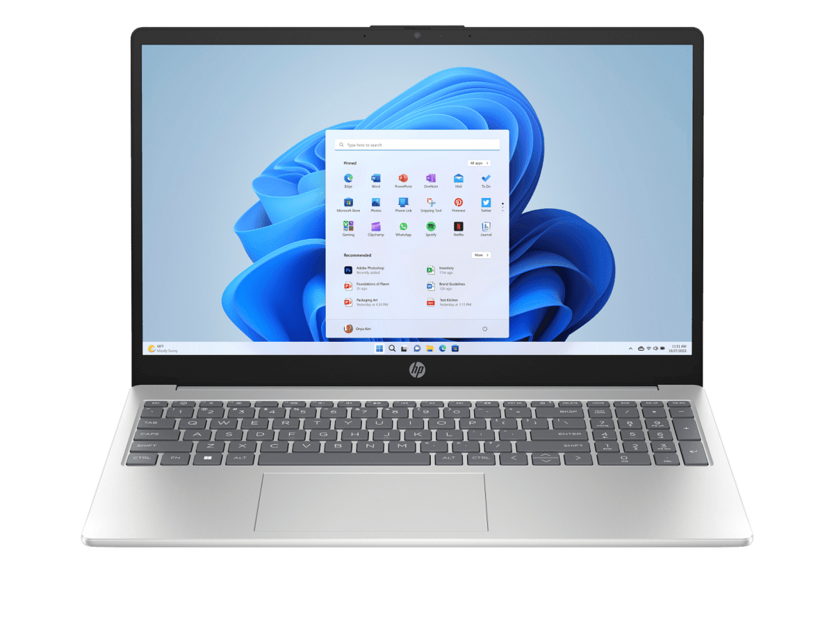 HP 15-FD0883TU (CORE3-100U/8/512GB/W11 MS24/SILVER)