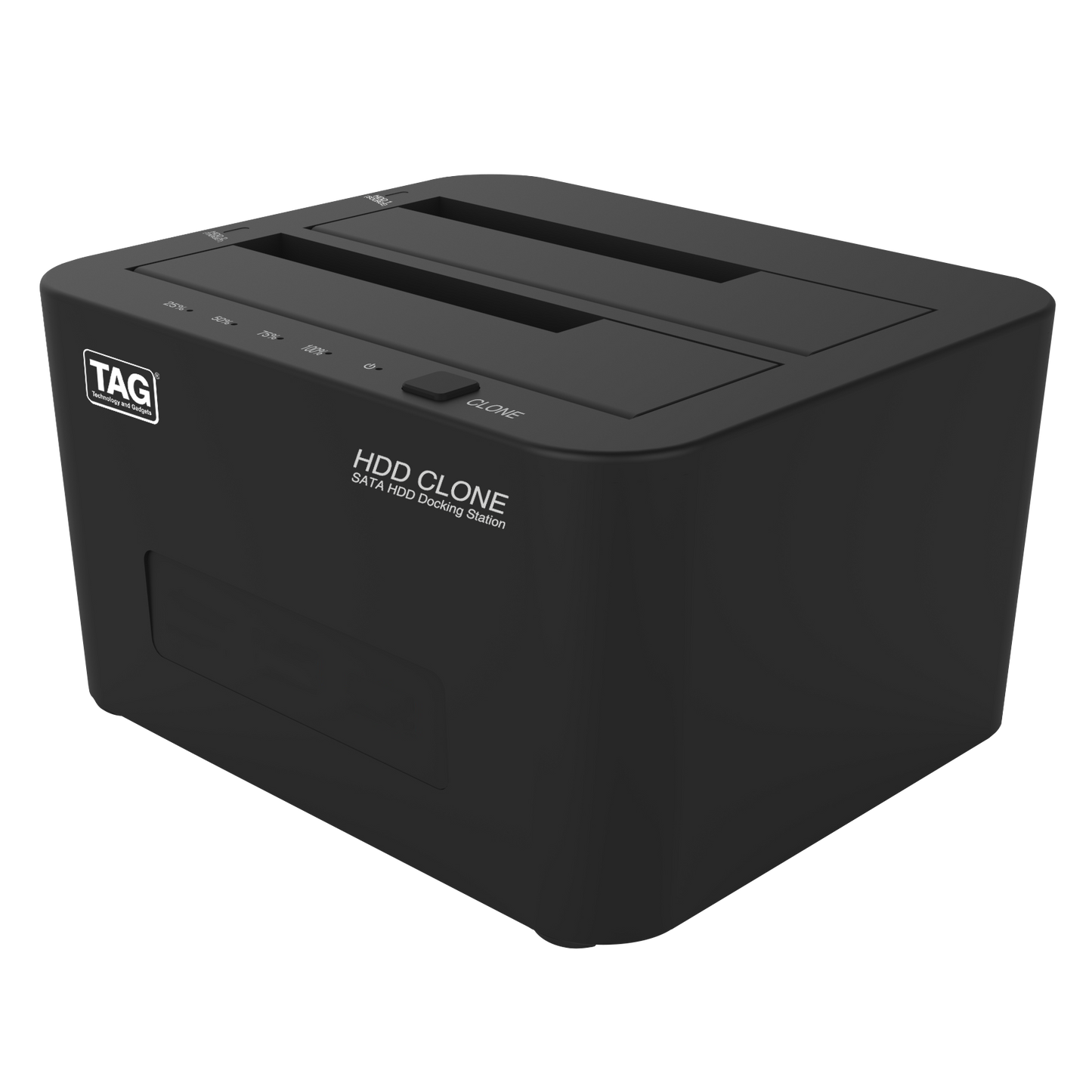 TAG Dual Drive HDD SSD Docking Station, USB 3.0, 5Gbps, SATA I II III, 2.5 and 3.5 Inch, HDD Clone