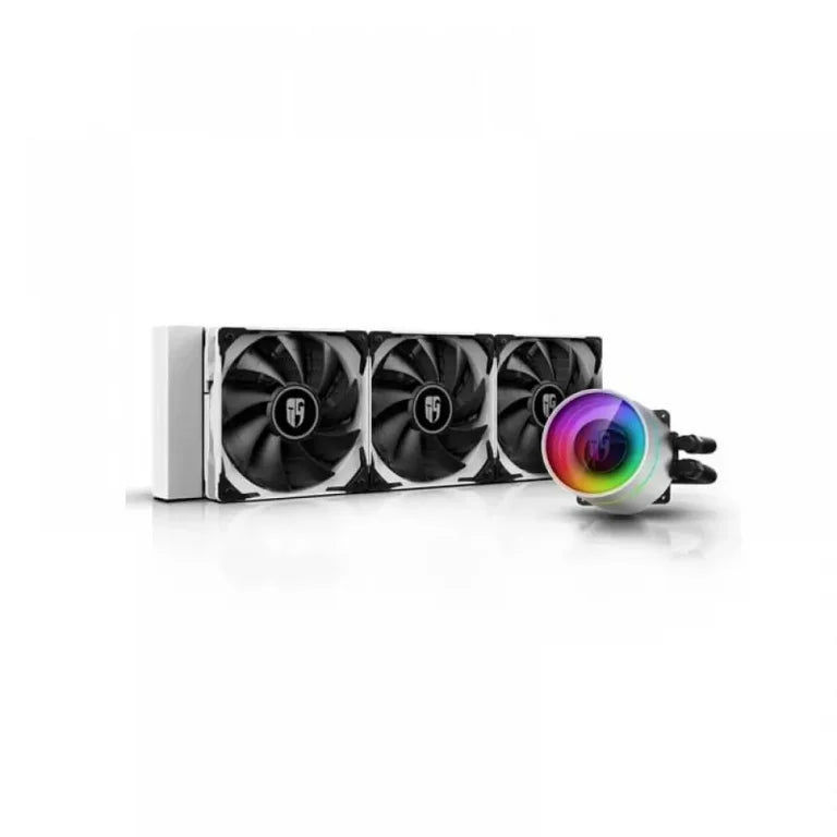 DEEPCOOL GAMERSTORM CASTLE 360EX WHITE RGB ALL IN ONE 360MM CPU LIQUID COOLER (DP-GS-H12W-CSL360EXWH)