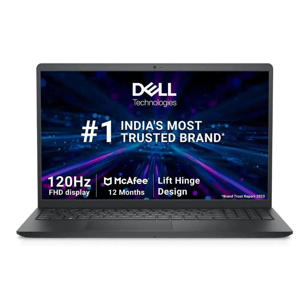 Dell 15, AMD Ryzen 3 7320U, 8GB RAM, 512GB SSD, FHD, 15.6"/39.62cm, Windows 11, Office H&S 2024, Black Laptop