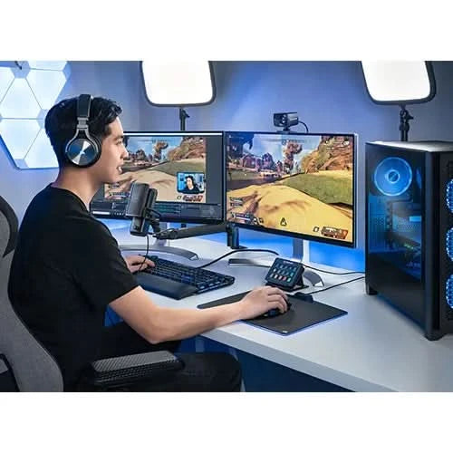 Elgato Wave Mic Arm LP - Premium Low Profile Microphone Arm with Cable Management Channels, Desk Clamp, Versatile Mounting and Fully Adjustable, perfect for Podcast, Streaming, Gaming, Home Office