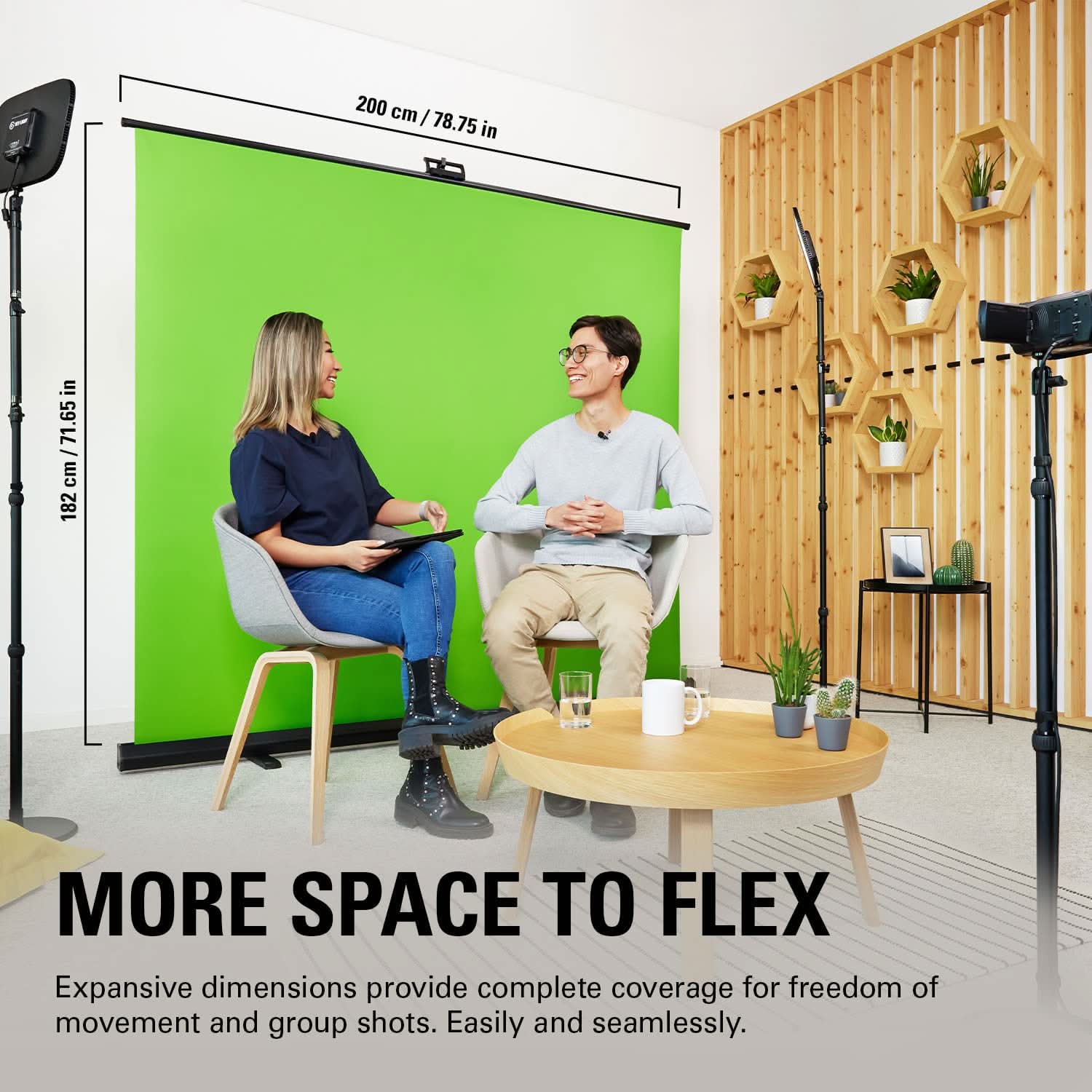 Elgato Green Screen XL Collapsible Chroma Key Panel (10GBG9901)