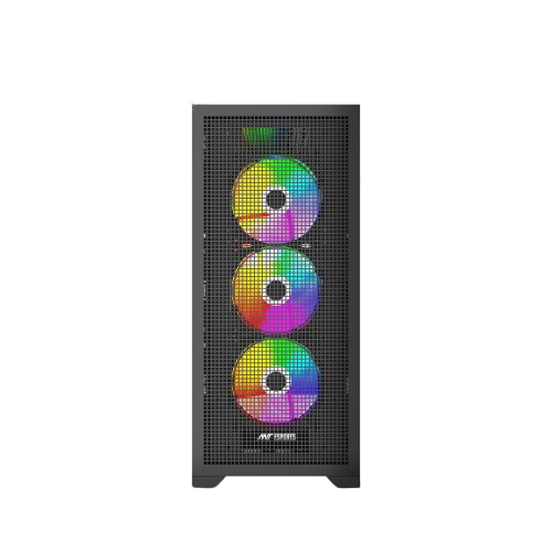 Ant Esports EVO 360 Mid Tower (ATX/M-ATX/M-ITX) Black Cabinet 3x120mm Fans