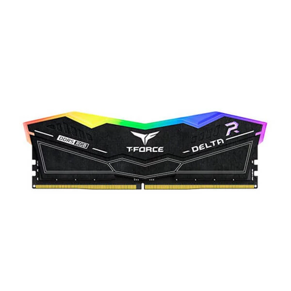 TEAMGROUP T-FORCE DELTA RGB 16GB (16GBX1) DDR5 6000MHZ DESKTOP RAM (BLACK)