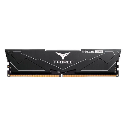 TEAMGROUP T-FORCE VULCAN 16GB (16GBX1) DDR5 5200MHZ DESKTOP RAM (BLACK)