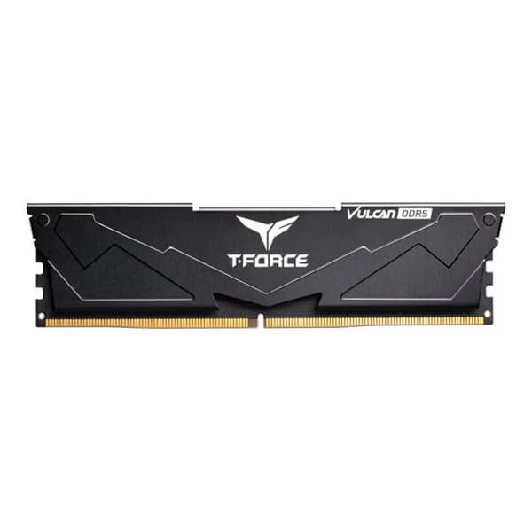 TEAMGROUP T-FORCE VULCAN 8GB (8GBX1) DDR5 5200MHZ DESKTOP RAM (BLACK)