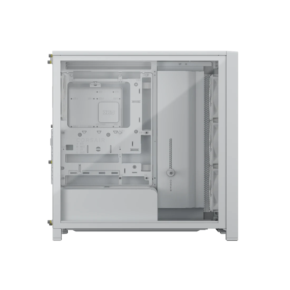 Corsair CASE FRAME 4000D WOOD RS Modular Mid-Tower PC Case - White/Oak