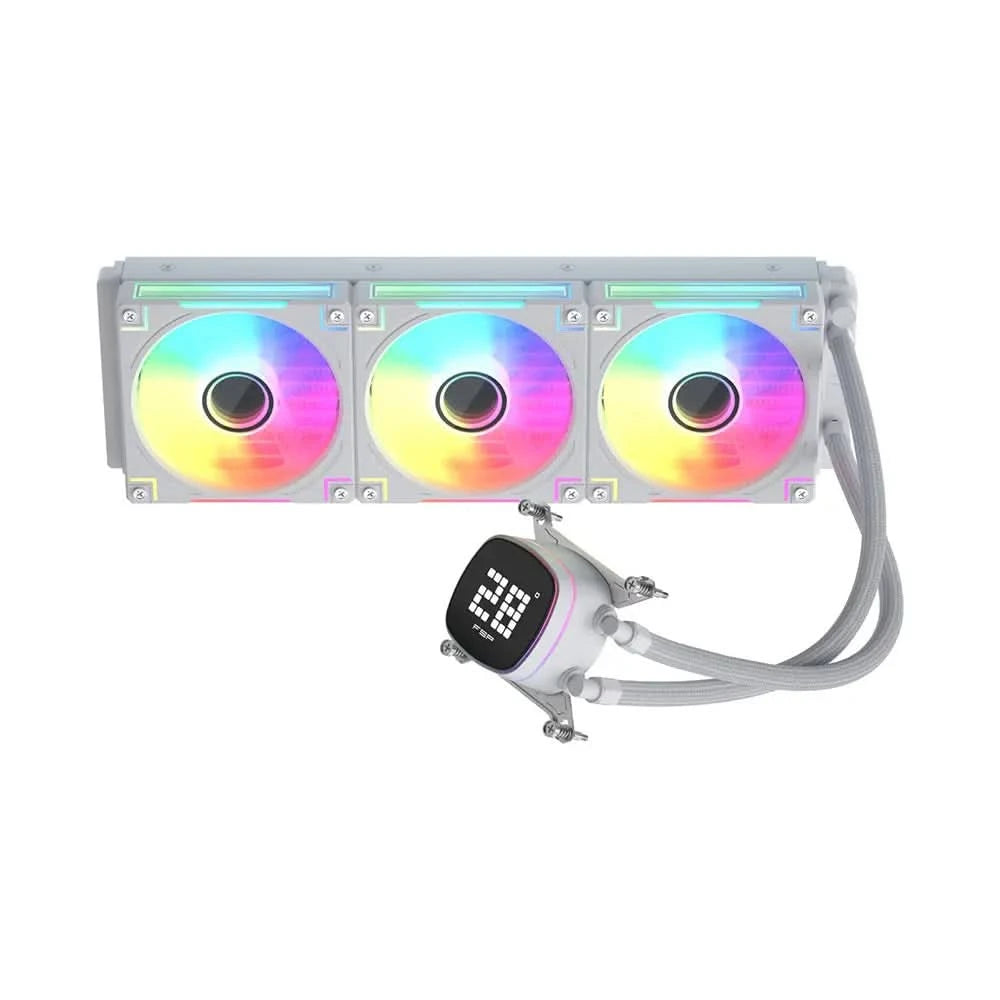 FSP AD36-W 360mm ARGB White AIO Liquid CPU Cooler
