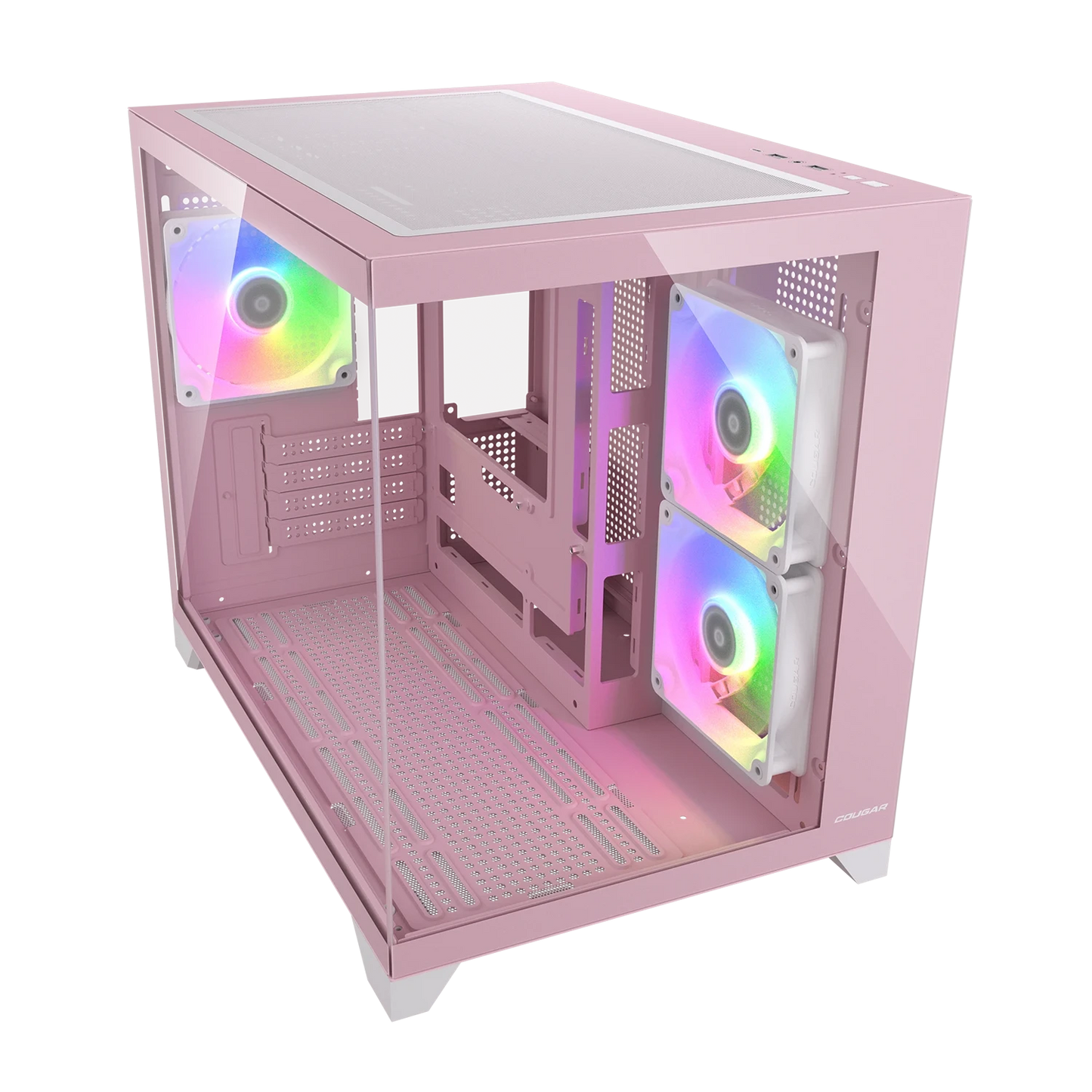Cougar FV150 mini RGB Pink Mini Tower Cabinet