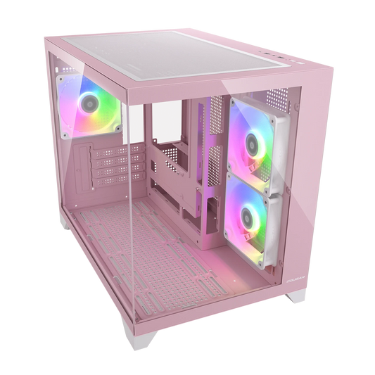 Cougar FV150 mini RGB Pink Mini Tower Cabinet