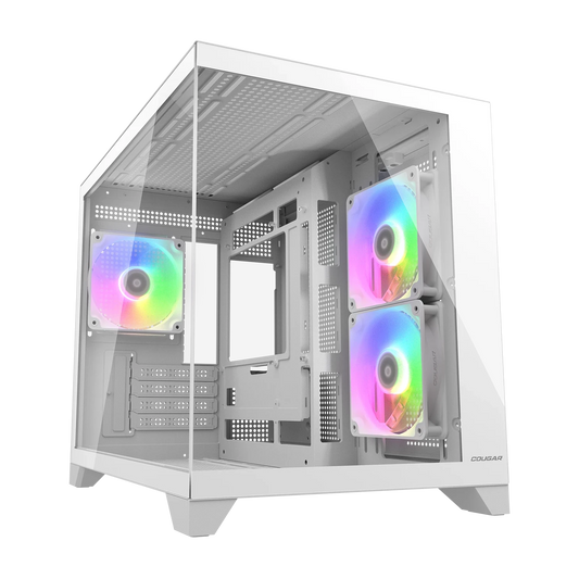 Cougar FV150 mini RGB White Mini Tower Cabinet