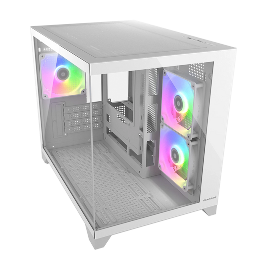 Cougar FV150 mini RGB White Mini Tower Cabinet