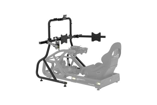 Fanatec ClubSport Cockpit Monitor Stand Triple Monitor Expansion Kit, CRD-9060003-WW (Black)