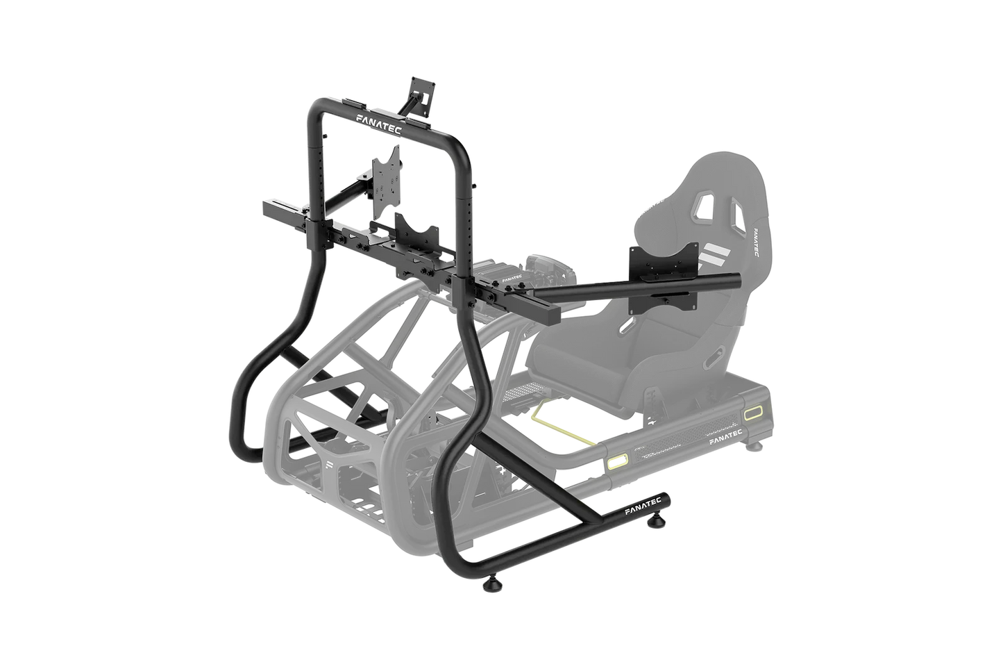 Fanatec ClubSport Cockpit Monitor Stand Triple Monitor Expansion Kit, CRD-9060003-WW (Black)