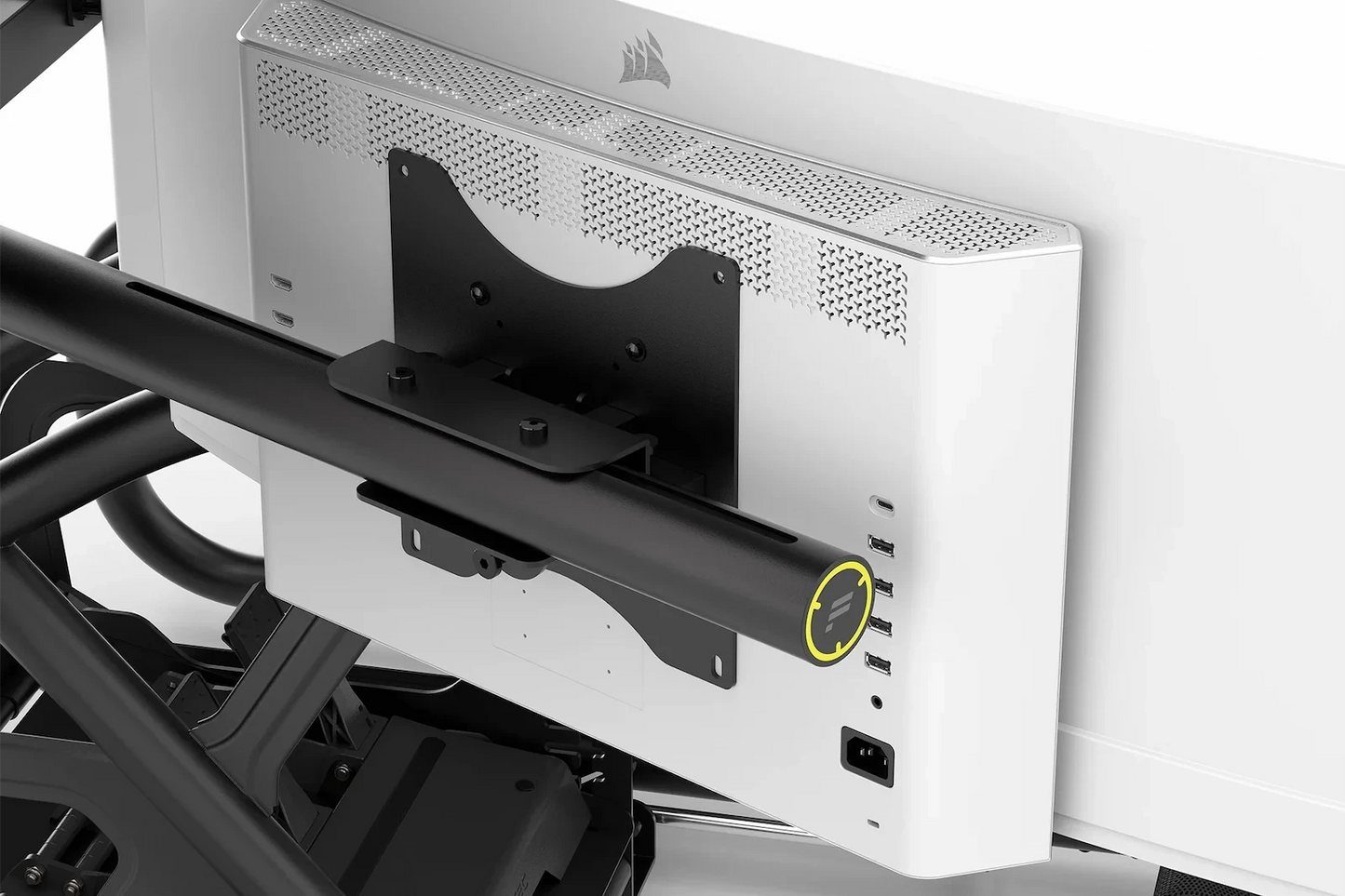 Fanatec ClubSport Cockpit Monitor Stand Triple Monitor Expansion Kit, CRD-9060003-WW (Black)