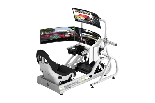 Fanatec ClubSport Cockpit Monitor Stand Triple Monitor Expansion Kit, CRD-9060004-WW (White)