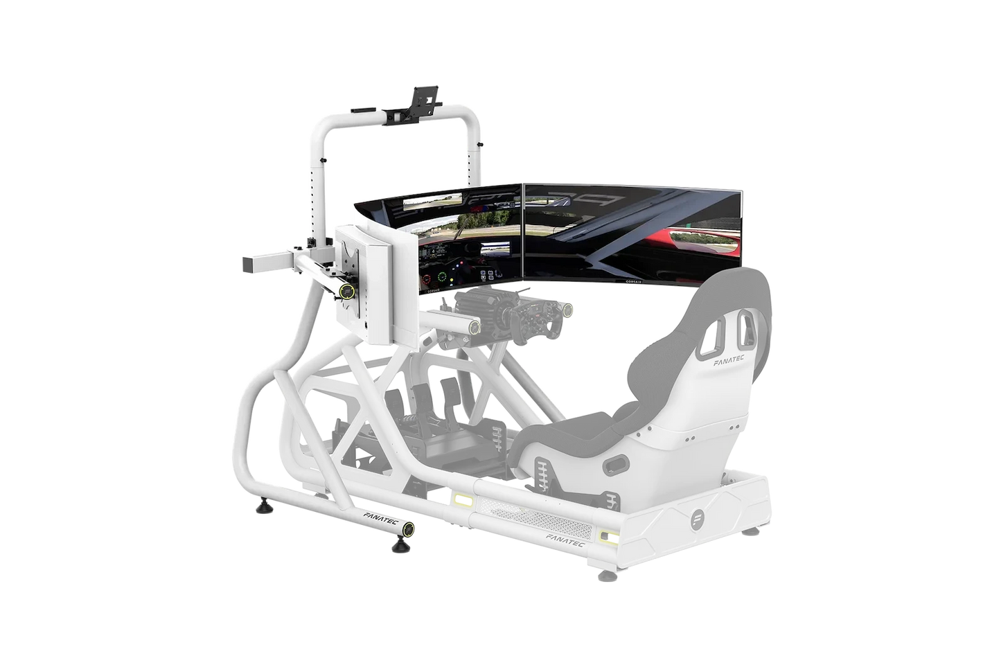 Fanatec ClubSport Cockpit Monitor Stand Triple Monitor Expansion Kit, CRD-9060004-WW (White)