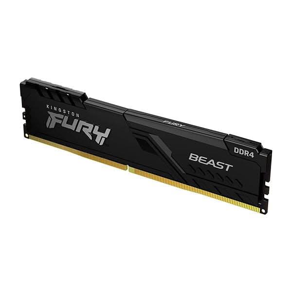 Kingston FURY Beast 8GB 3200MHz DDR4 Black Desktop Memory KF432C16BB/8WP
